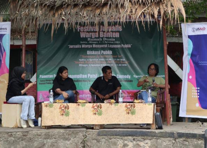 Gelar Diskusi Publik, Jurnalis Warga Banten Soroti Tantangan Perempuan Sebagai Wartawan