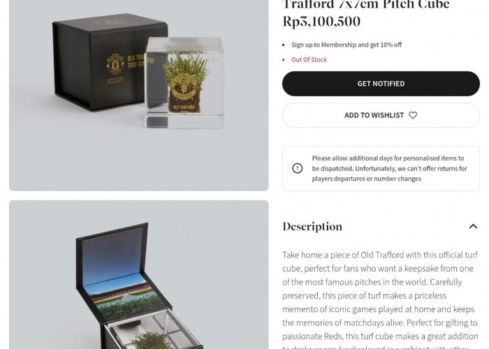 Manchester United Jual Rumput Old Trafford, Harganya Bikin Geleng-geleng Kepala