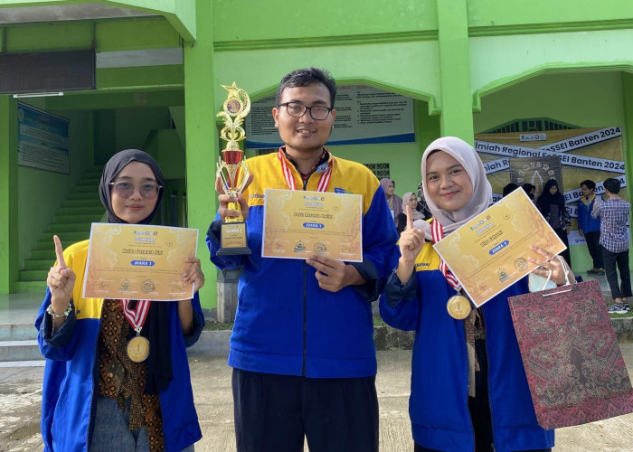 3 Mahasiswa Untirta Berhasil Raih Juara 1 LKTI Temu Ilmiah Regional Banten