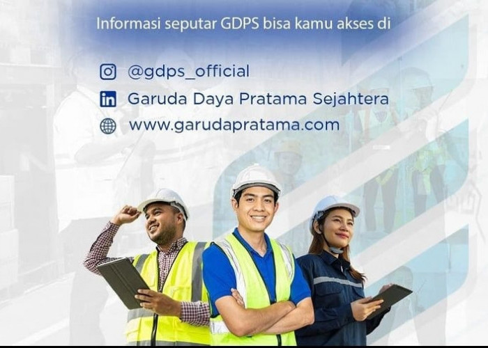 PT Garuda Daya Pratama Sejahtera Buka 2 Lowongan Kerja Untuk Lulusan SMA dan D3 Semua Jurusan: Ini Syaratnya