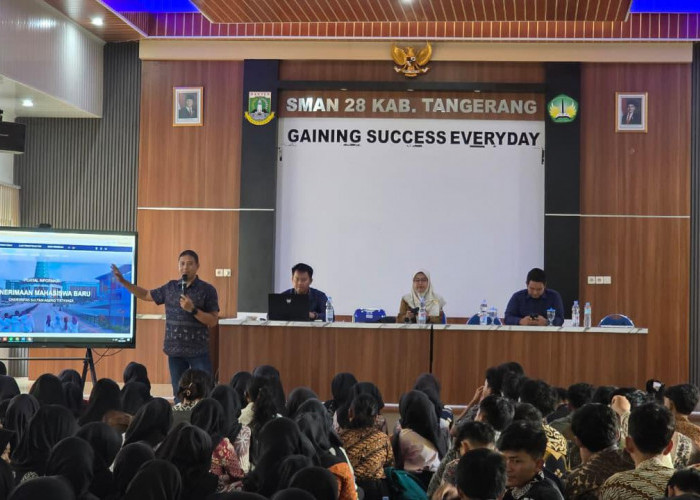 Antusiasme Siswa SMAN 28 Kabupaten Tangerang Warnai Guest Lecture Untirta Bahas Jalur Masuk PTN