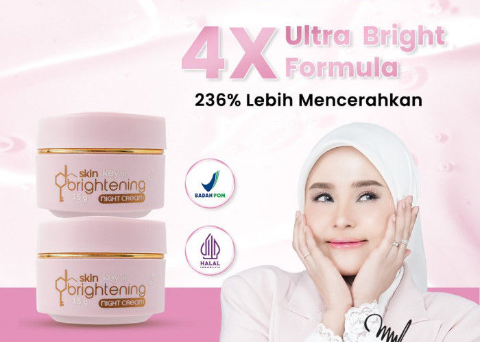 B Erl Skin Key Brightening Night Cream Bangun pagi dengan kulit lebih cerah, lembap, dan sehat!