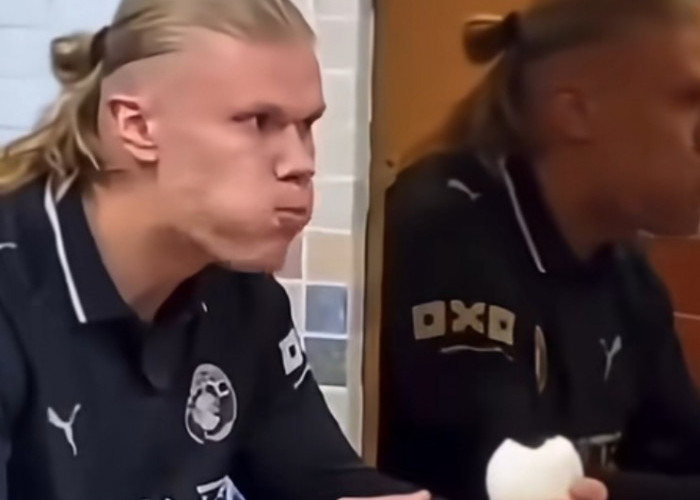 Viral Video Erling Haaland Kaget Lihat Cermin, Ternyata Konten AI yang Sudah Ditonton 50 Juta Kali