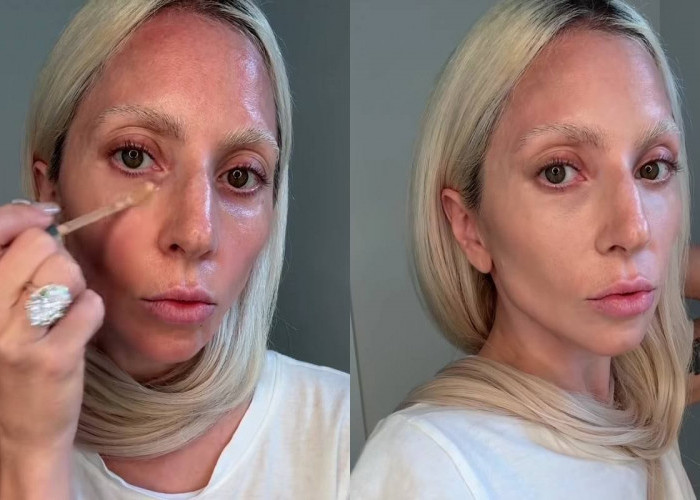 Satu Menit Cantik Alami, Intip Rahasia Riasan Wajah Cepat ala Lady Gaga
