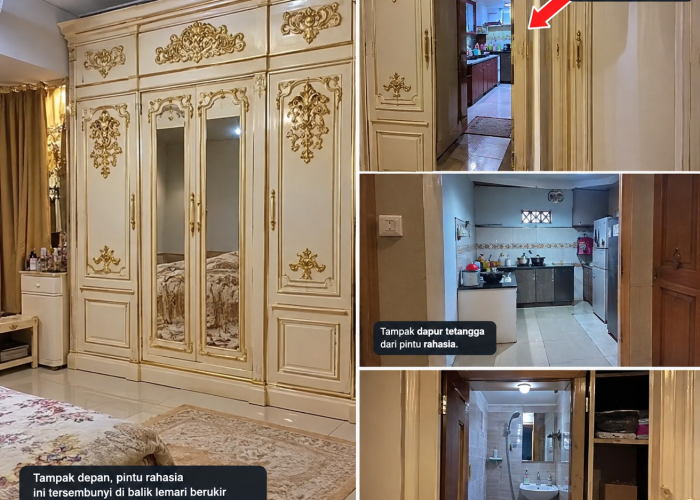 Viral! Rumah di Donggala Punya Pintu Rahasia yang Terhubung Langsung ke Dapur Tetangga