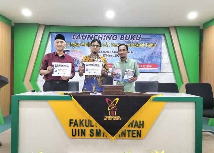 Mahasiswa KPI UIN Banten Launching Dua Buku