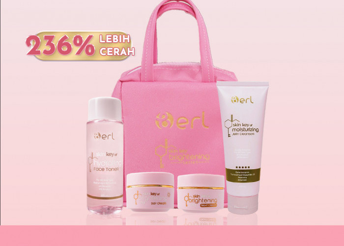 B Erl Skin Key Brightening Series: Rangkaian Skincare Lokal untuk Kulit Cerah, Kenyal, dan Sehat