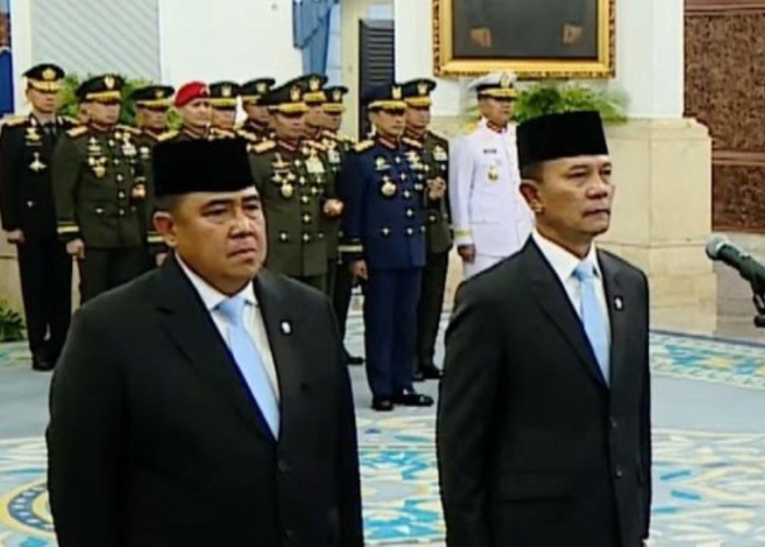 Prabowo Lantik Dua Wamenhan Baru, Ini Profil Yusuf Jauhari dan Richard Tampubolon