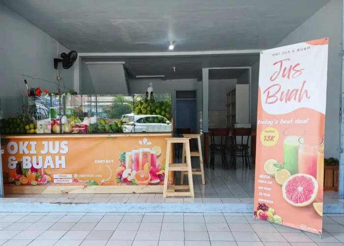 Oki Jus dan Buah Sajikan Kesegaran Buah Lokal Langsung dari Kebun, Pelanggan: Rasanya Alami dan Lebi Sehat