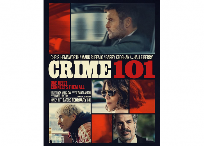 Bukan Jadi Dewa Petir, Chris Hemsworth Kini Tampil Garang Jadi Pencuri Perhiasan Paling Licin di Film 'Crime 1