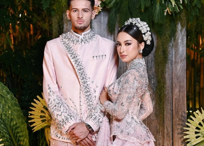 Gaya Resepsi Jennifer Coppen dan Justin Hubner Jadi Sorotan, Busana Pink Pastel Mereka Bikin Tren Baru?