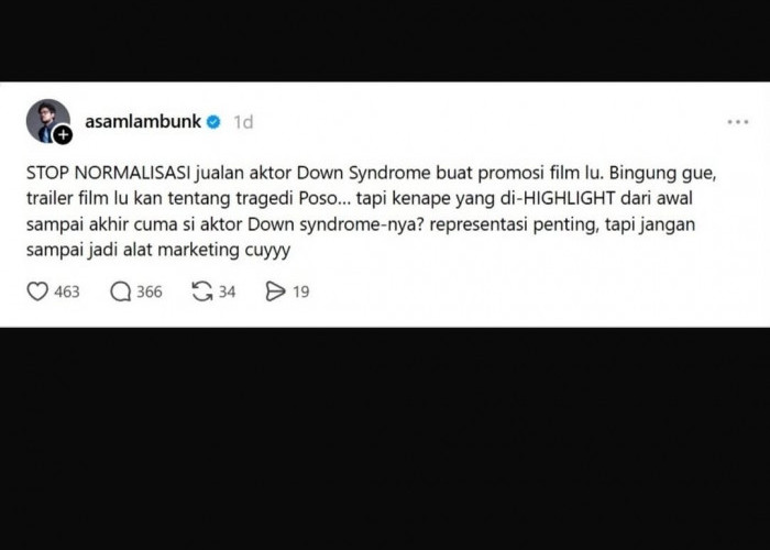 Viral! Promosi Film Berlatar Tragedi Poso Tuai Kritik, Warganet Soroti Isu Representasi Aktor Down Syndrome