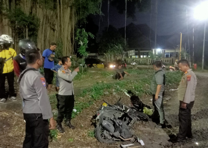 Kecelakaan Maut di Perlintasan KA Stadion Maulana Yusuf Ciceri Serang, Pengemudi Ojol Tewas 