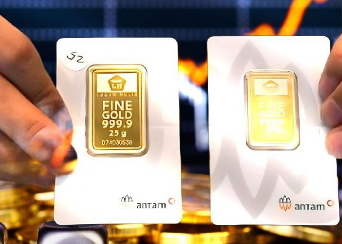 Harga Emas Antam Anjlok Rp40 Ribu, Cek Harga Terbarunya