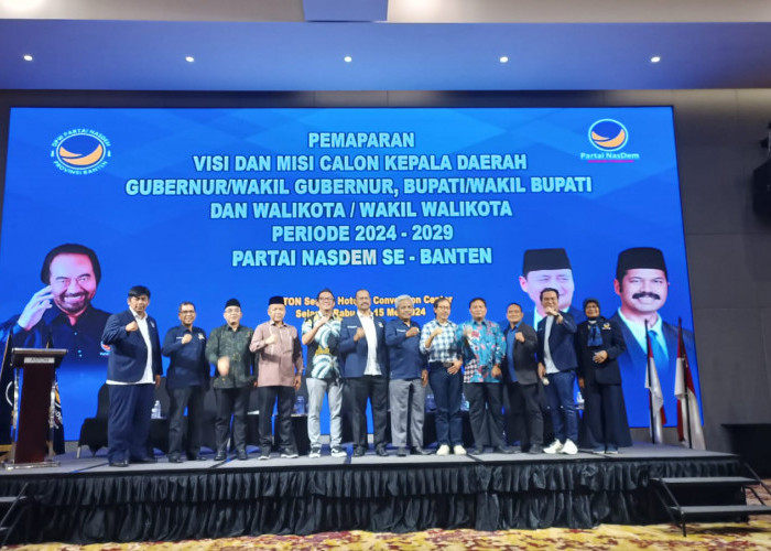 Nasdem Banten Gelar Pemaparan Visi Misi Bakal Calon Kepala Daerah