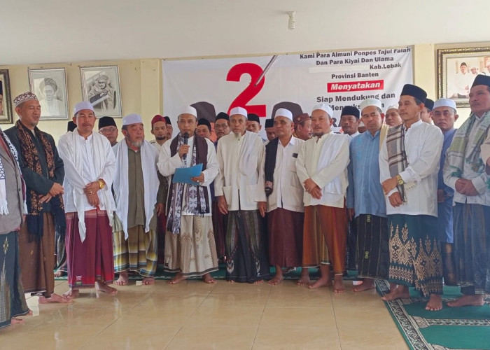 Pimpinan Ponpes Salafiyah Tajul Falah dan Ulama Kharismatik di Lebak Banten Mantap Dukung Prabowo-Gibran