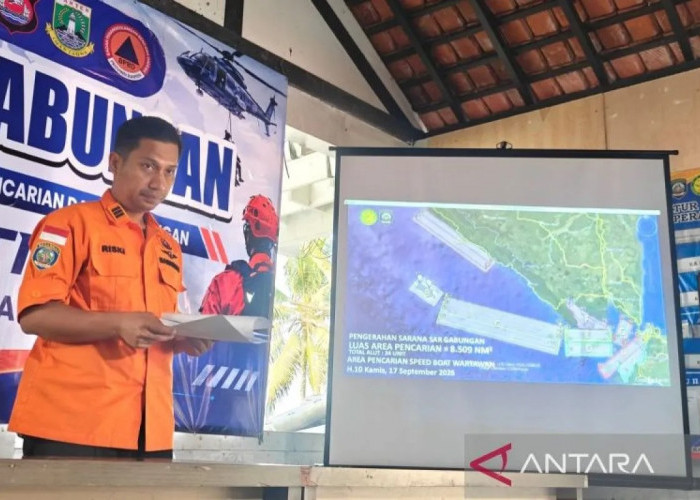 Pencarian Rombongan Jurnalis Hilang di Selat Sunda Diperluas Hingga 8.509 NM