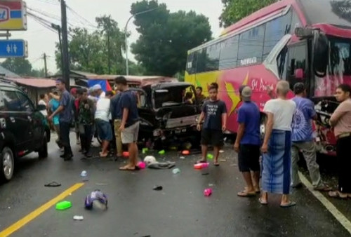 Kecelakaan di Baros Libatkan 4 Kendaraan, Berikut Kronologinya 