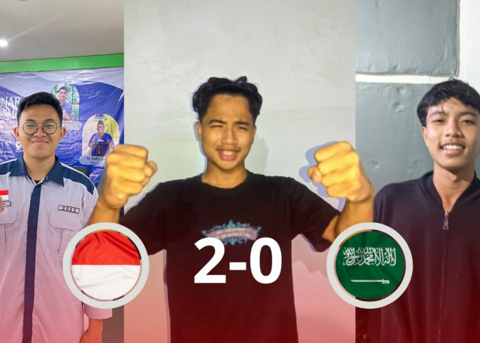 Indonesia Menang 2-0 melawan Arab Saudi, Ini tanggapan fans garuda