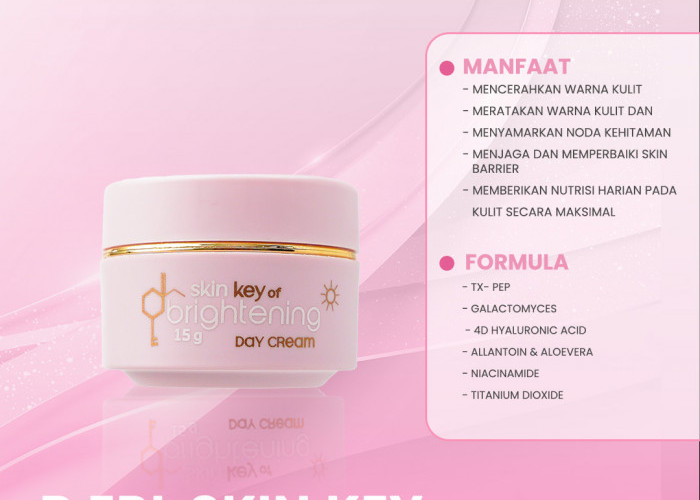 Lawan Kulit Kusam dan Noda Hitam, B Erl Hadirkan Skin Key Brightening Day Cream