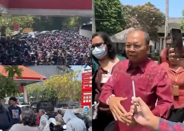 Antrean BBM di Bali Mengular, Gubernur Wayan Koster Minta Warga Tak Panic Buying