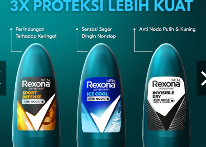 Pilihan Produk Rexona Deodorant Men & Female, Segar Sepanjang Hari