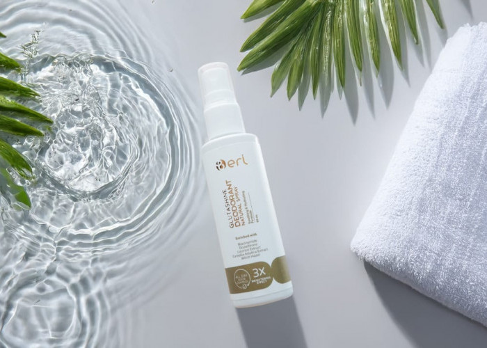 B ERL GlutaShine Deodorant Natural Spray, Solusi Alami Atasi Bau Badan dan Cerahkan Ketiak