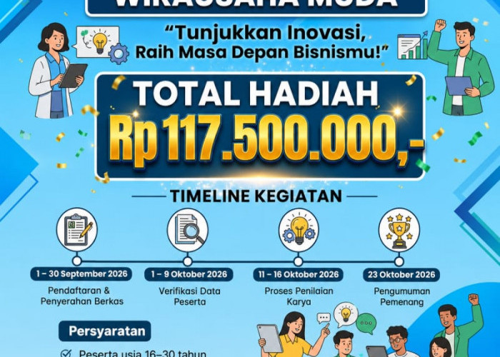 Dispora Banten Buka Lomba Kreativitas Wirausaha Muda 2026, Total Hadiah Rp117,5 Juta