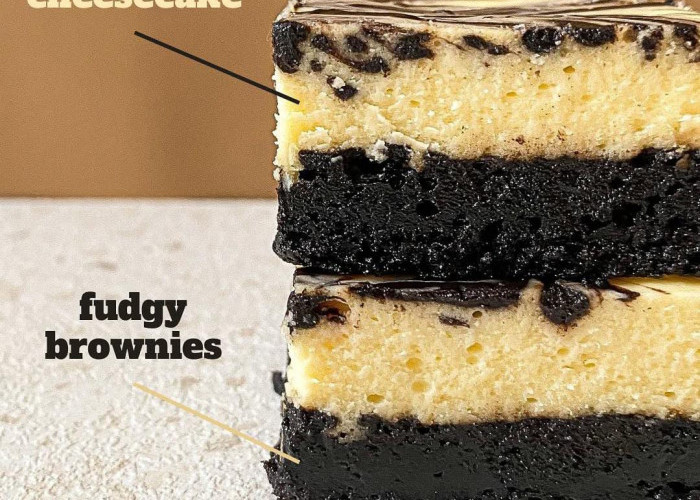 Burnt Cheesecake Brownies: Perpaduan Manis dan Creamy yang Sedang Hits 