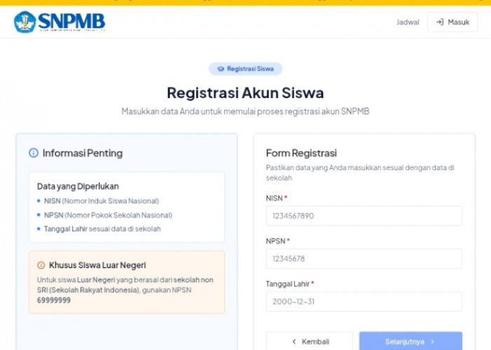 ‎Pendaftaran Dibuka Begini Cara Membuat Akun SNPMB 2026