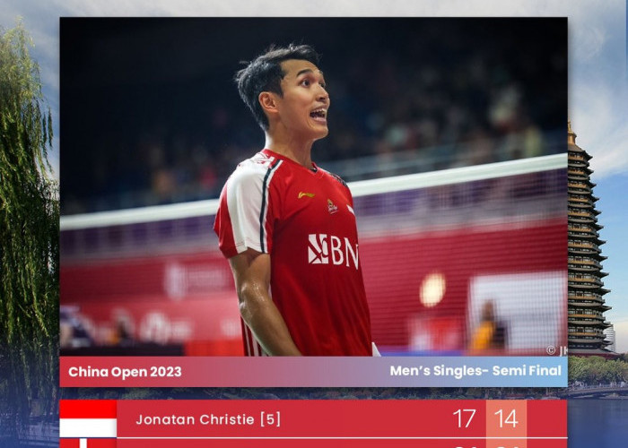 Jonatan Cristie Tak Berdaya Dilumat Alien Viktor Axelsen, Indonesia Tanpa Wakil di Final China Open 2023