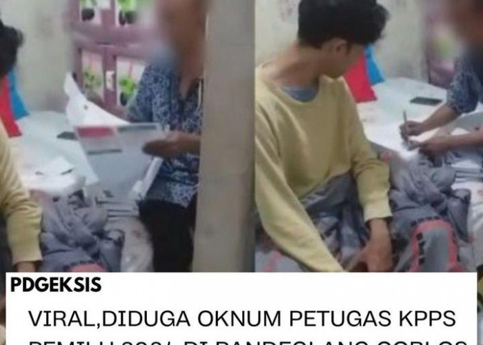 Netizen Pandeglang Ramai Komentari Video Viral Dugaan Pencoblosan Caleg oleh KPPS di Rumah Pemilih yang Sakit