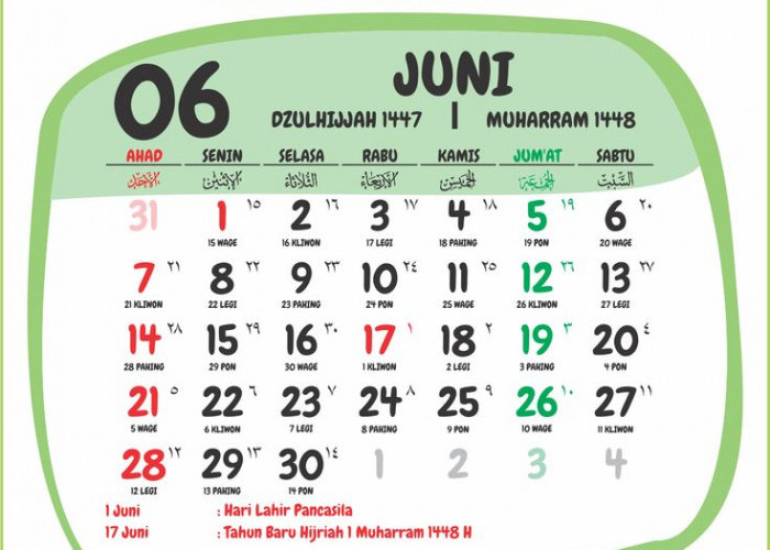 Jangan Cuma Tahu Tanggal Merah, Ini Hari-Hari Besar Penting di Juni 2026