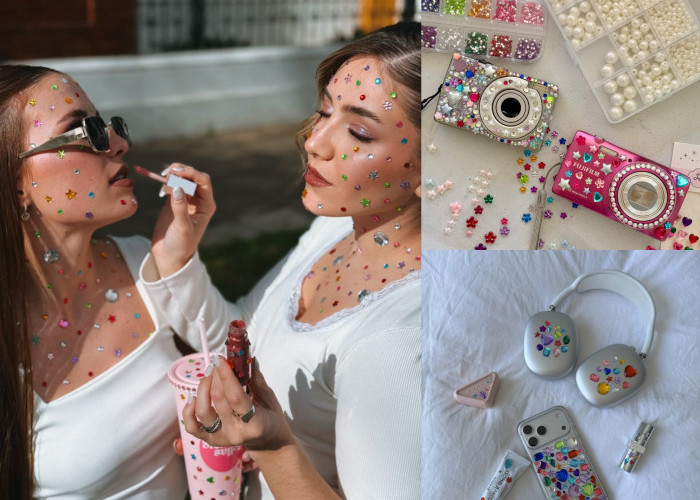 Bedazzling Kembali Viral di 2026, Tren Y2K yang Bikin Outfit dan Barang Makin Bling-Bling