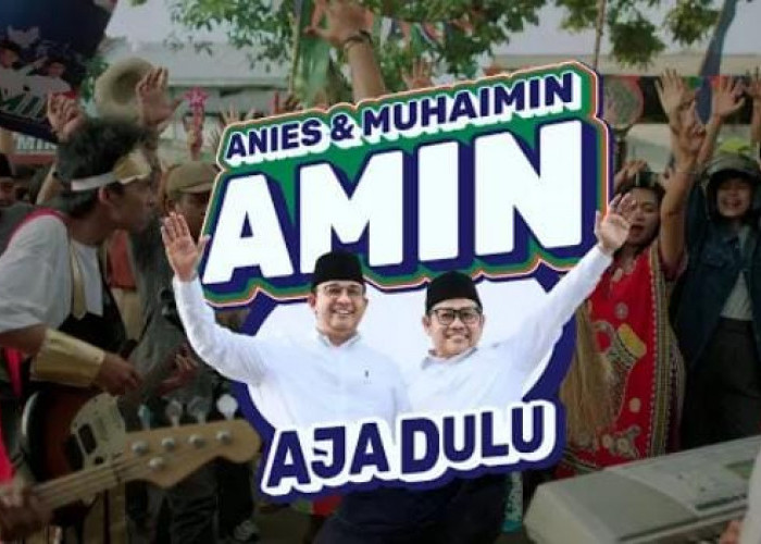 Lirik Lagu Kampanye Paslon Nomor Urut 1 Berjudul ‘AMIN Aja Dulu’ Ini Linknya