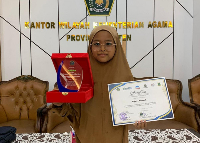 Kisah Awalya Rahmah, Penghafal Qur’an Asal Cilegon yang Raih Juara 1 MHQ Provinsi Banten