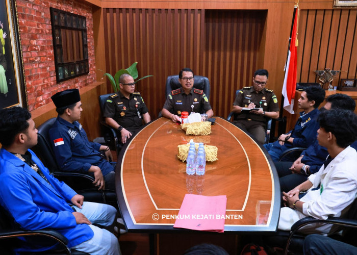 BEM Banten Bersatu Mendatangi Kejaksaan Tinggi Banten, Bahas Tersangka Kasus Situ Ranca Gede