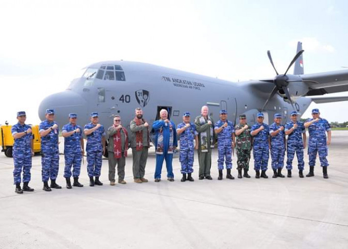 Setelah Tempuh Penerbangan Lima Hari, Akhirnya Pesawat Super Hercules Kedua Tiba di Jakarta 