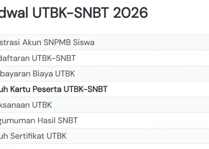 Pendaftaran UTBK-SNBT 2026 Sampai Tanggal Berapa? Cek Info Terlengkap di Sini!