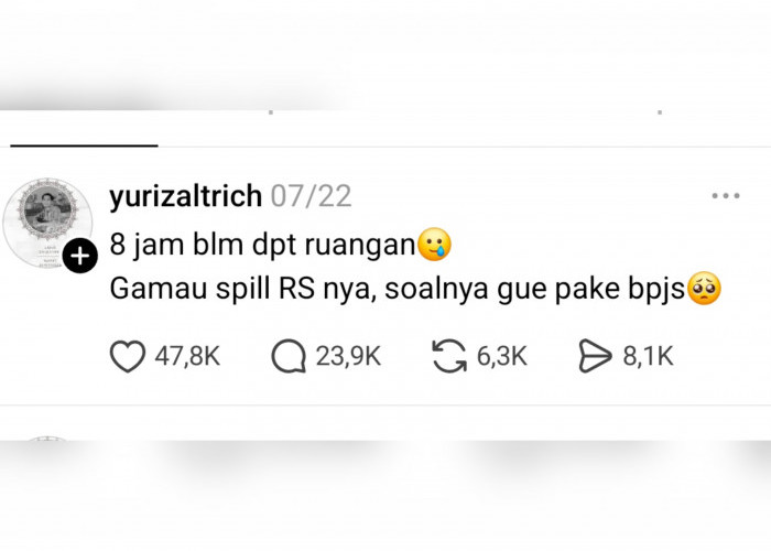 Viral Pasien BPJS Meninggal Usai Keluhkan Tunggu 8 Jam di RS, Komentar Diduga Nakes Tuai Sorotan
