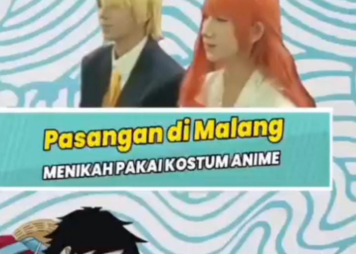 Unik, Pasangan Ini Menikah di KUA Menggunakan Kostum Anime: di Luar Nurul Konsepnya