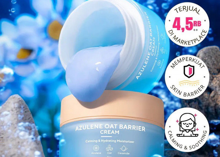 Azulene Oat Barrier Cream Hadir sebagai Solusi Melembapkan dan Menenangkan Kulit Sensitif  