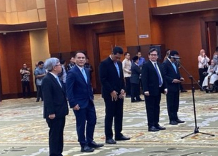 Suahasil Nazara Lantik Lima Pejabat Eselon I Kemenkeu, Astera Primanto Bhakti Jadi Sekjen