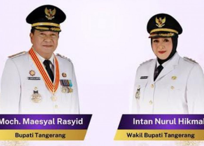 Maesyal - Intan Resmi dilantik Jadi Bupati dan wakil Bupati Tangerang, Ini Visi Misi nya!