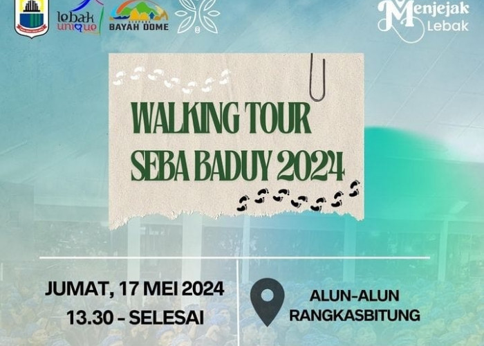 Seba Baduy 2024 Kembali Buka Event Walking Tour di Alun-Alun Rangkasbitung: Yuk Cek Cara Daftarnya