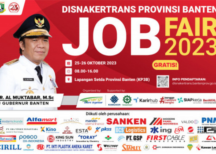 70 Perusahaan Bergengsi Ramaikan Banten Job Fair 2023, Ini Link Registrasinya