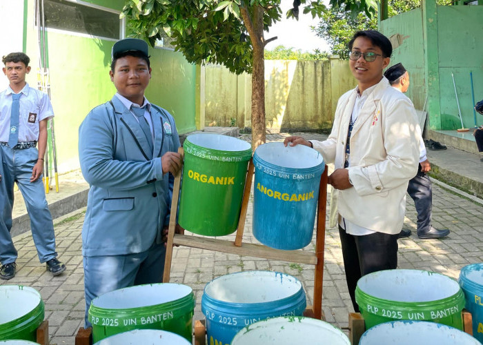 PLP Integratif Kelompok 4 UIN SMH Banten  Luncurkan Program Go Green di MAN 2 Serang