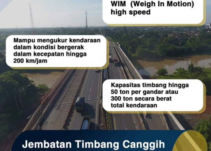 Awasi Truk ODOL! Tol Tangerang - Merak Sudah Dipasang WIM