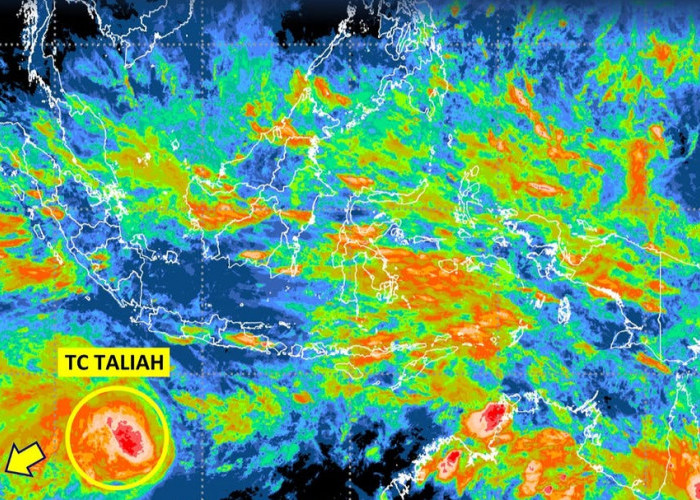 Dampak Siklon Tropis Taliah Pada Wilayah Indonesia Menurut BMKG