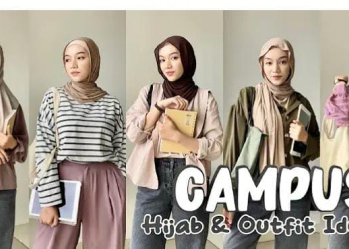 5 Inspirasi OOTD dan Tutorial Hijab untuk ke Kampus, Rapi dan Stylish